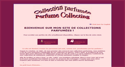 Desktop Screenshot of perfume-collecting.net